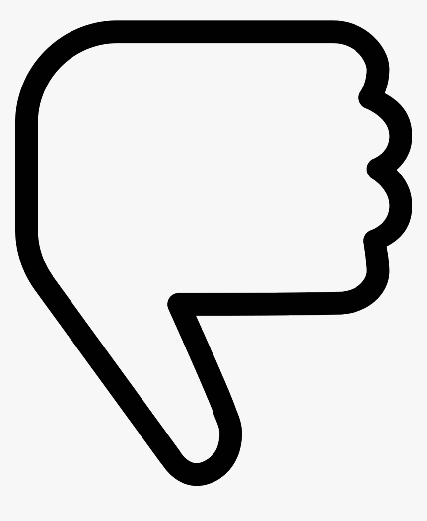 Thumbs Down Icon - Transparent Thumbs Down Icon, HD Png Download, Free Download