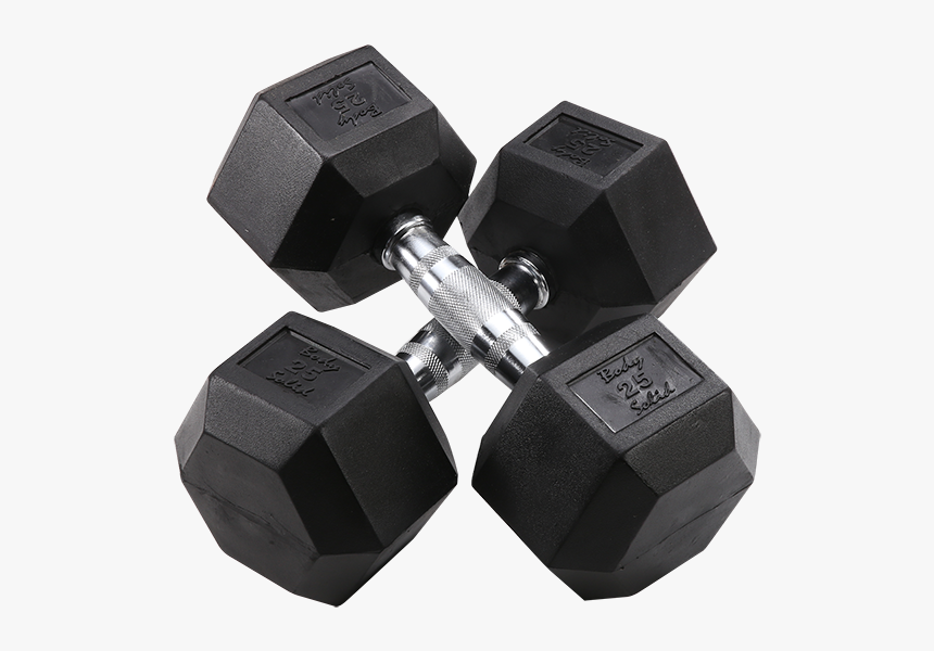 Body Solid Rubber Dumbbells, HD Png Download, Free Download