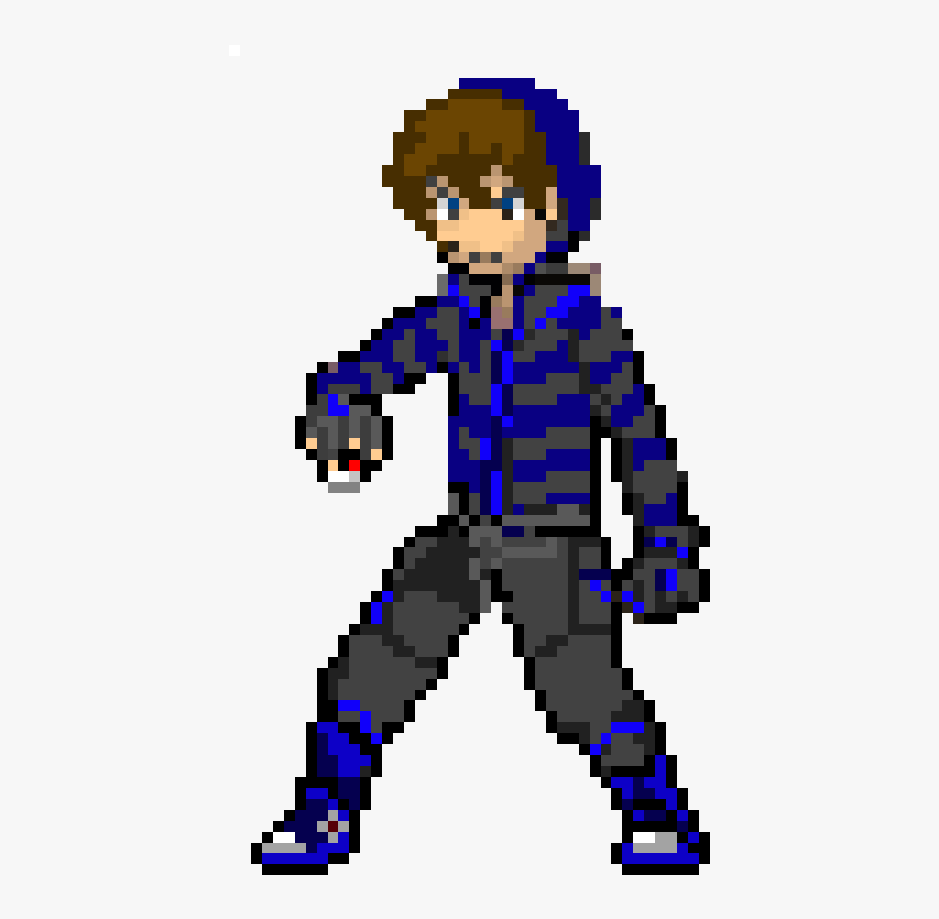 Pokemon Trainer Sprite - Pixel Sprites Trainers Pokemon, HD Png Download, Free Download