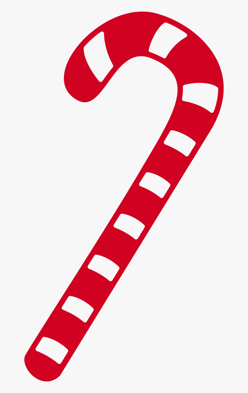 Candy Cane Svg Cut File - Candy Cane Cut Out, HD Png Download, Free Download