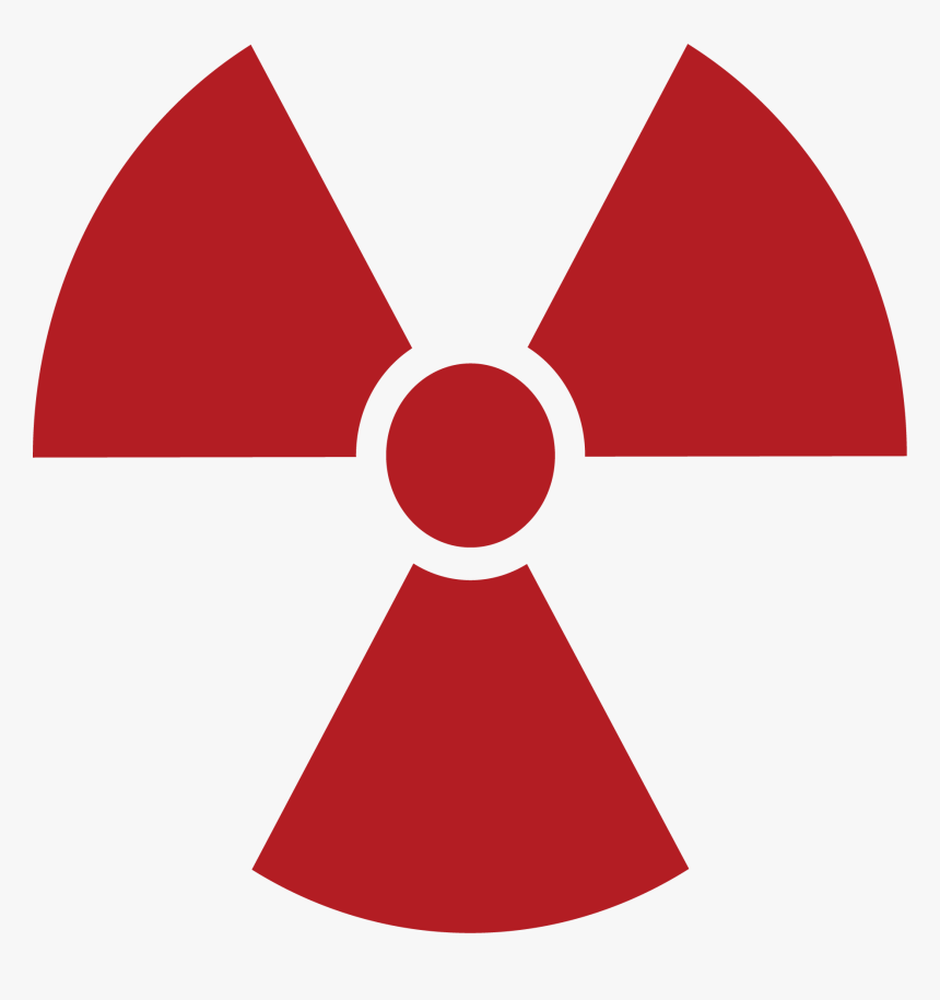Nuclear Weapon Radioactive Decay Icon - Radioactive Symbol In Red, HD Png Download, Free Download
