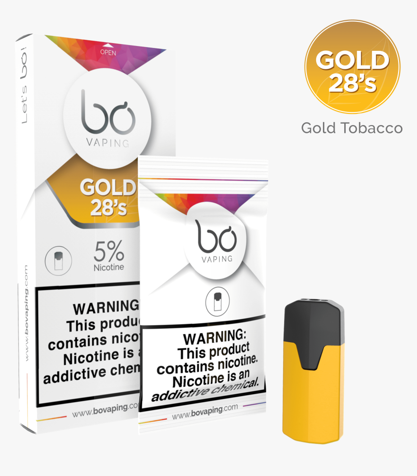 Transparent Gold Tooth Png - Bo Vaping Gold Tabacco, Png Download, Free Download