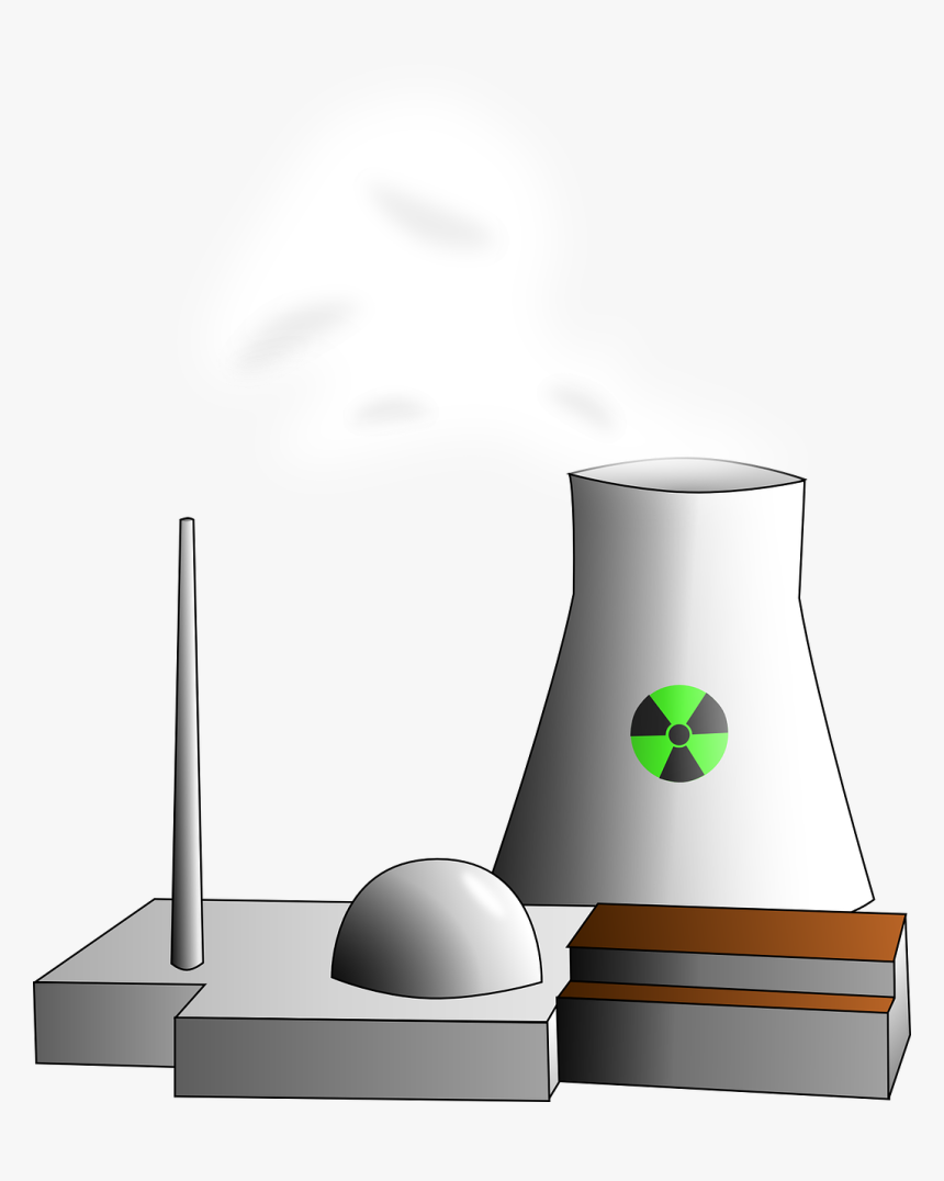 Nuclear, Plant, Power, Energy, Reactor, Radiation - Clip Art Nuclear Reactor, HD Png Download, Free Download