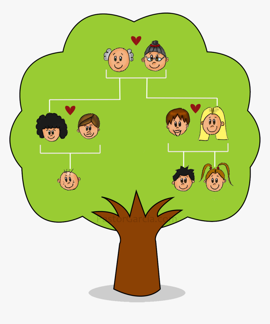 Nuclear Tree Genealogy Family Child Free Download Png - Family Tree For Nuclear Family, Transparent Png, Free Download