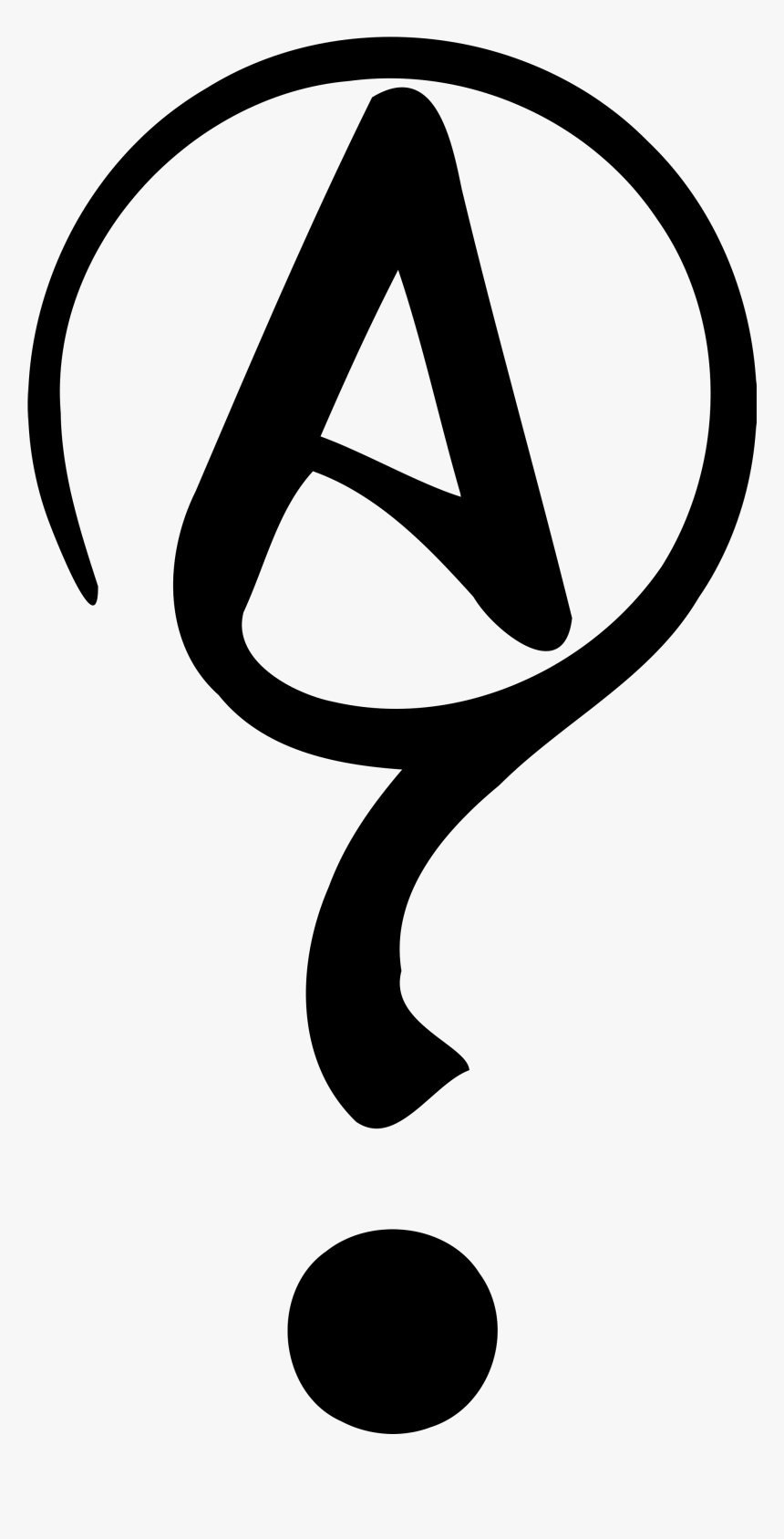 Agnostic Question Mark - Atheist Symbol Question Mark, HD Png Download, Free Download