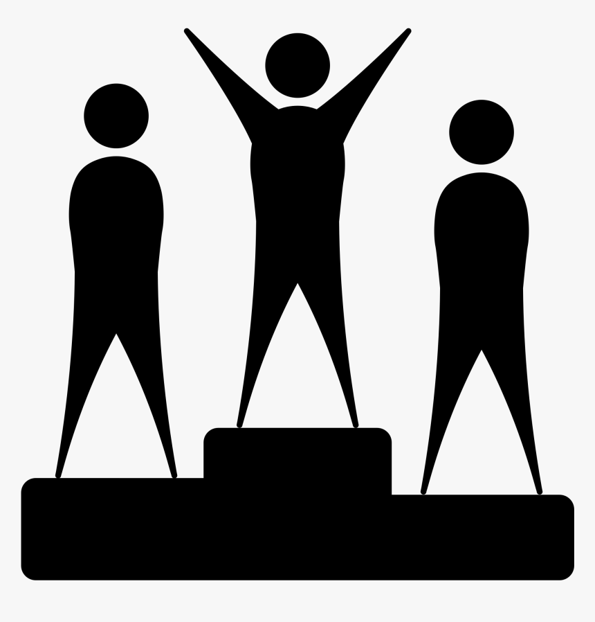 Athlete Vector Podium - Podium Icon Transparent, HD Png Download, Free Download