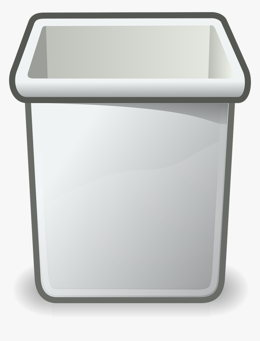 Trash Can Clip Art Black And White, HD Png Download, Free Download