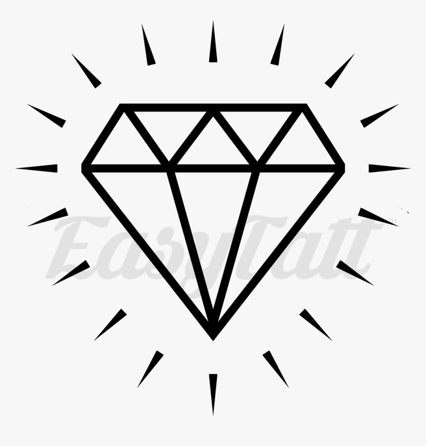 By Didi Fox Fake Tattoo, Diamond - Diamond Icon, HD Png Download, Free Download