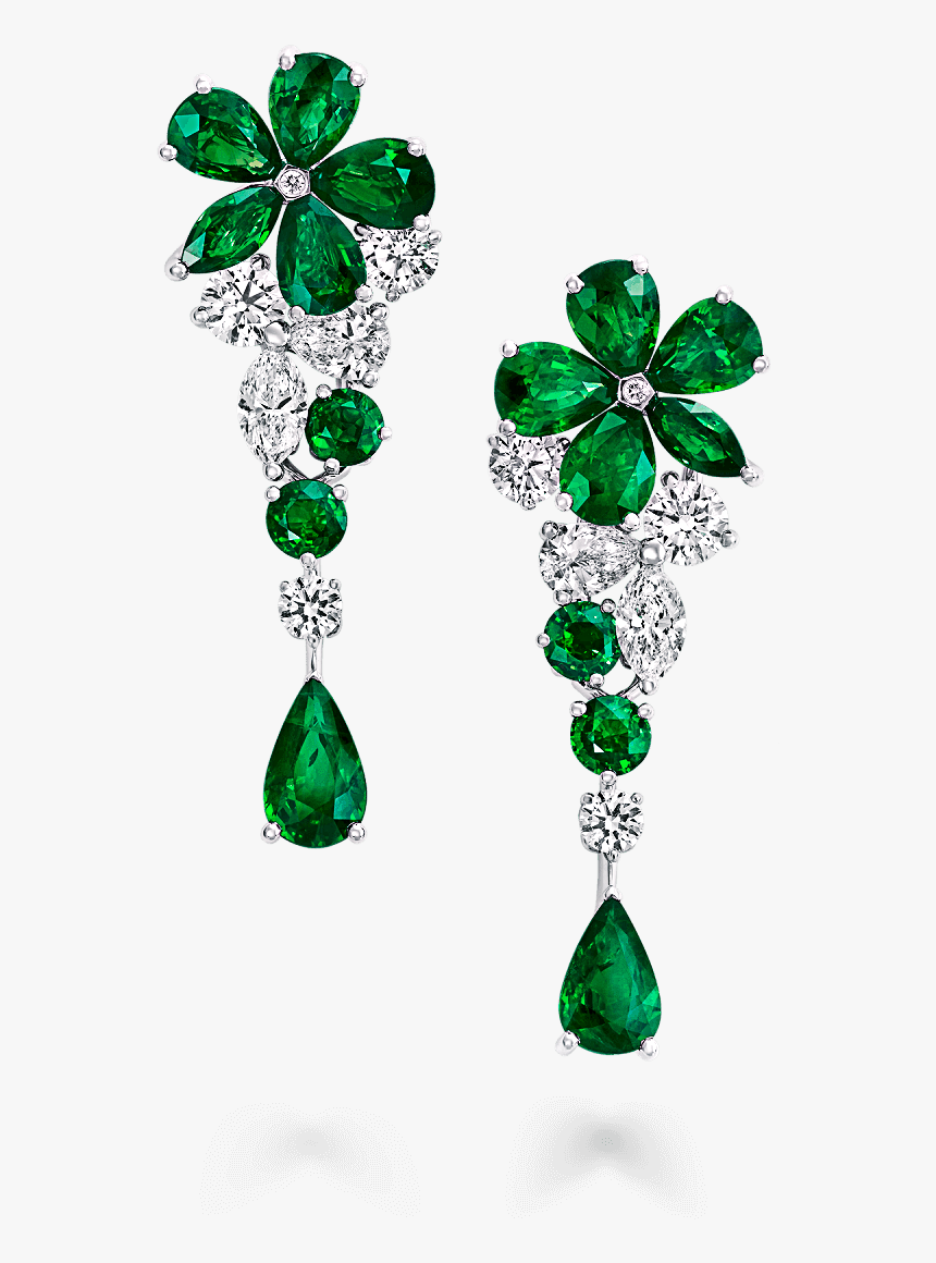 Emerald Png Background Image - Graff Diamonds Emerald Earrings, Transparent Png, Free Download
