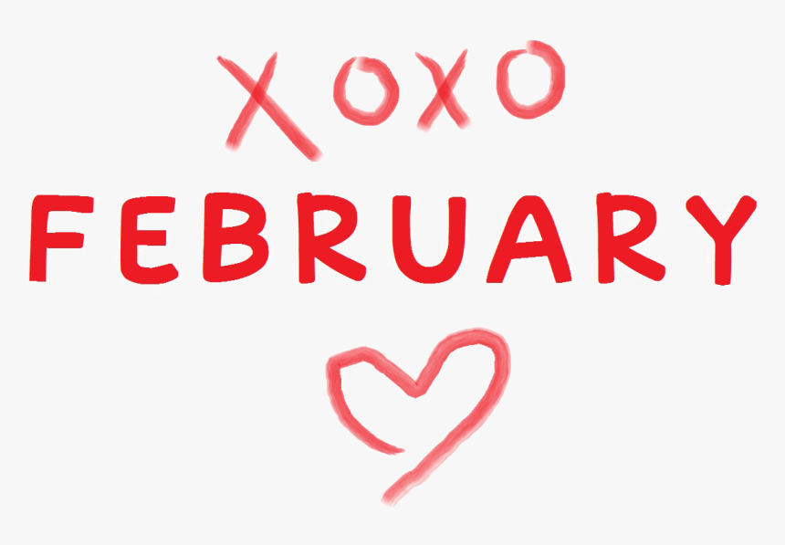 February Transparent Images Png - Heart, Png Download, Free Download