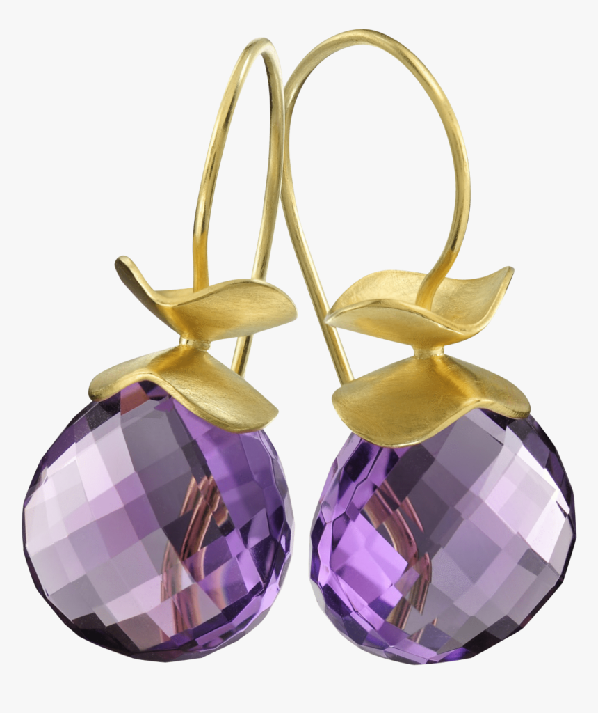 Dauphine Amethyst Earrings- Ashleigh Branstetter"
 - Earrings, HD Png Download, Free Download