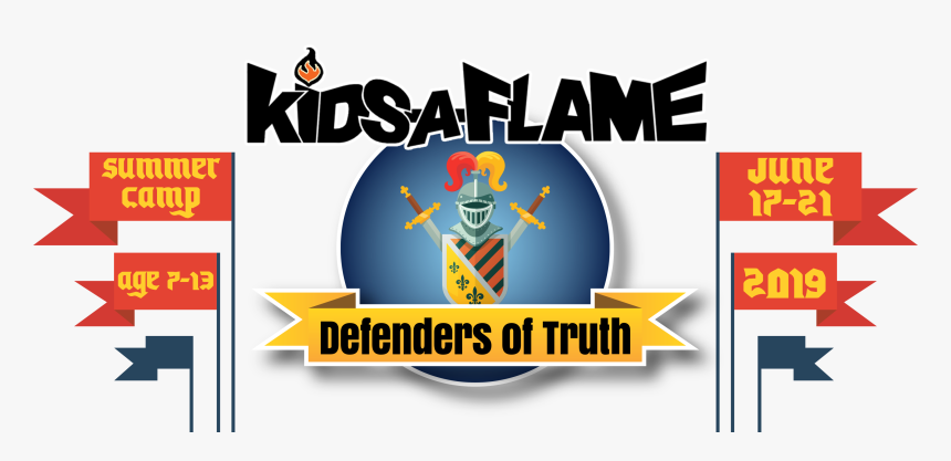 Kids A Flame Summer Camp June - Graphic Design, HD Png Download, Free Download