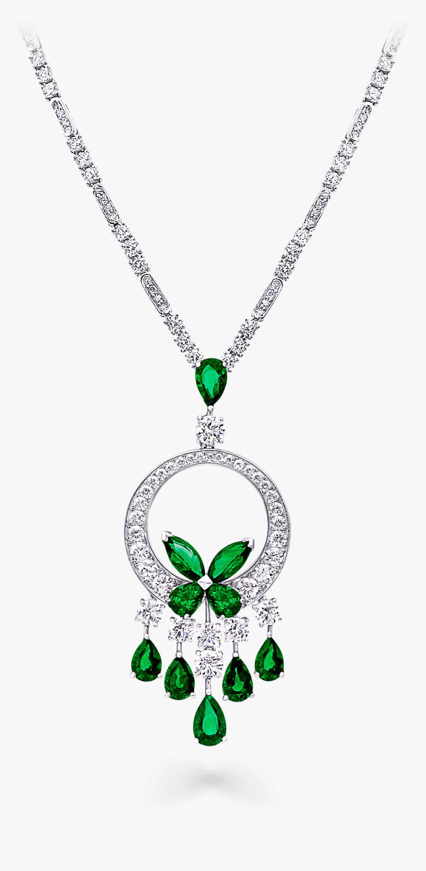 Necklace Png - Graff Sapphire Butterfly, Transparent Png, Free Download