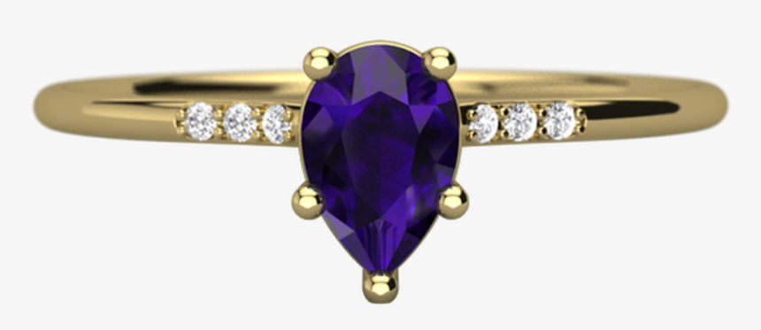 Margot Amethyst Stacking Ring - Gemstone, HD Png Download, Free Download