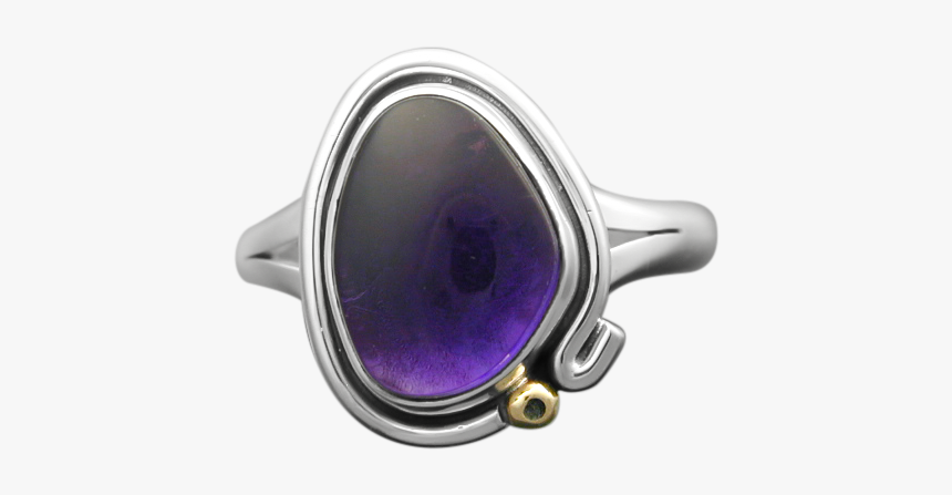 Squiggle Ring Set With Amethyst - Amethyst, HD Png Download, Free Download
