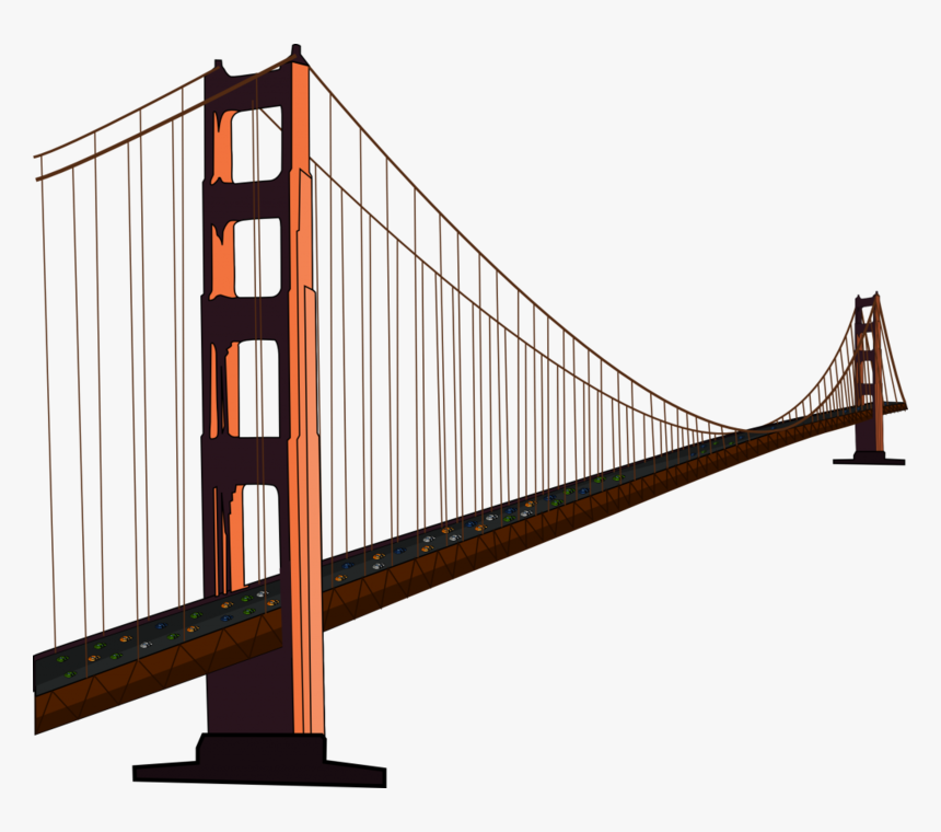 Brooklyn Bridge Png Transparent Image - Golden Gate Bridge, Png Download, Free Download