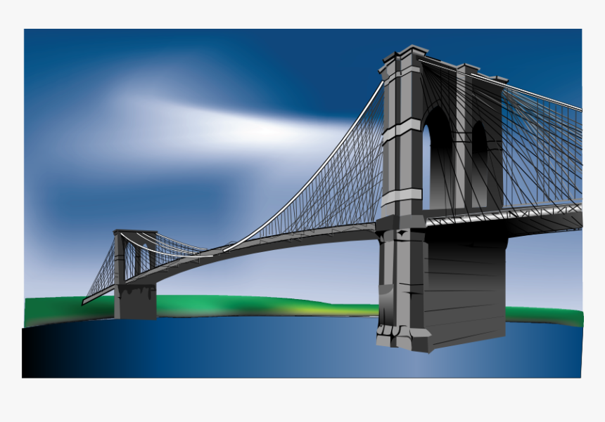 Brooklyn Bridge - Bridge Structure In Building, HD Png Download, Free Download