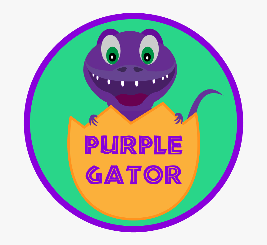 Purple Gator, HD Png Download, Free Download