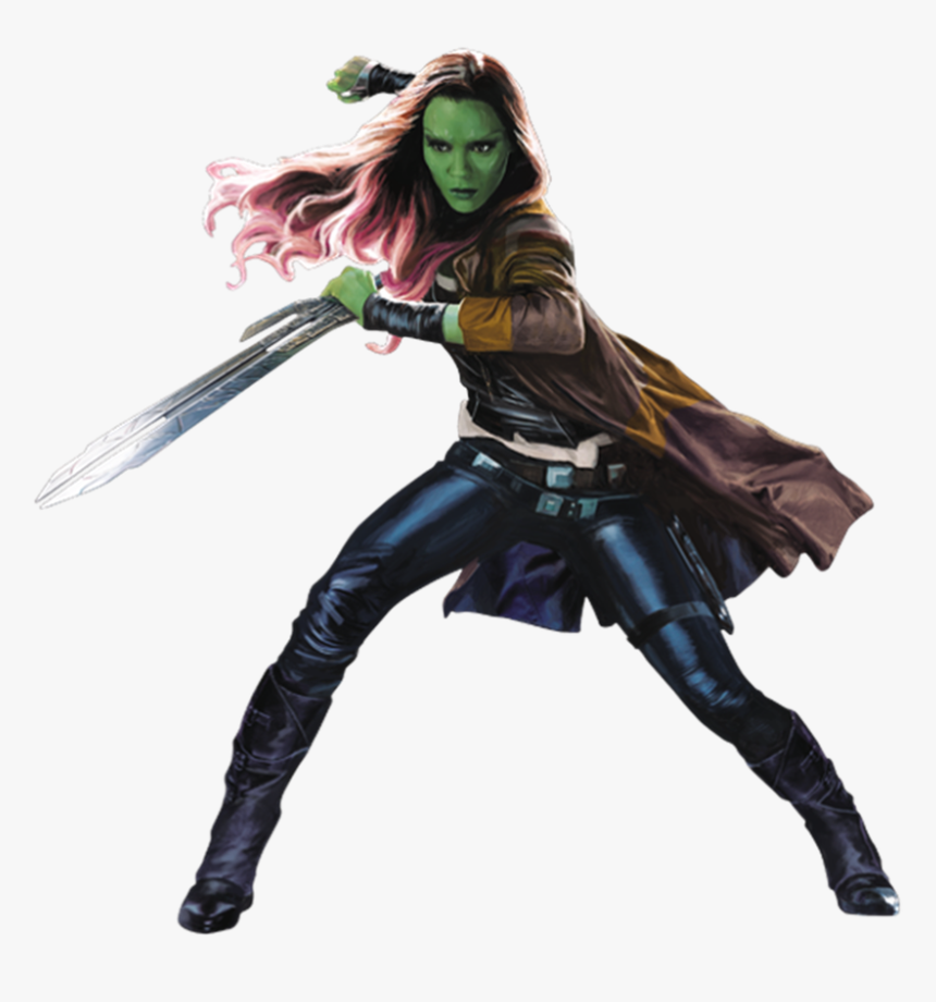 Gamora Png Picture - Guardians Of The Galaxy Vol 2 Gamora, Transparent Png, Free Download