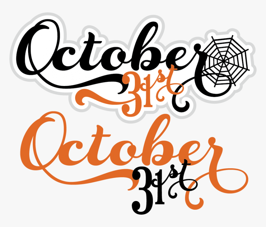 October Clip Art Free Free Clipart Images 4 Clipartcow - October 31st Clipart, HD Png Download, Free Download