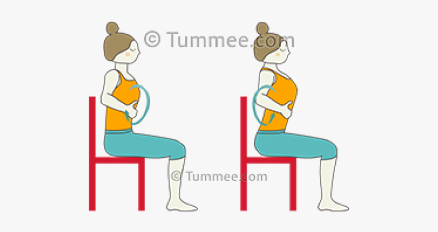 Relax Clipart Seated Yoga - Anterior Pelvic Tilt In Sitting, HD Png Download, Free Download