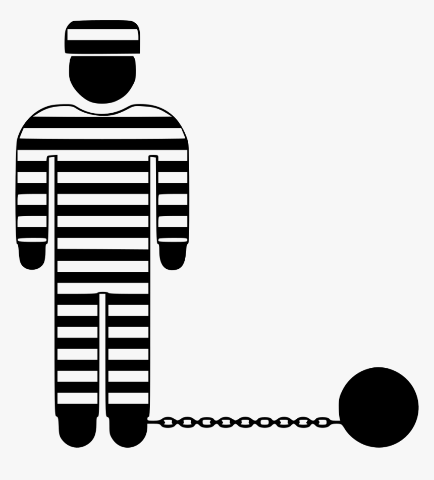 Jail Prison Man - Prisoner Clipart, HD Png Download, Free Download