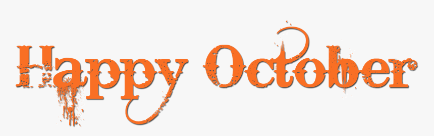 Happyoctober - Calligraphy, HD Png Download, Free Download