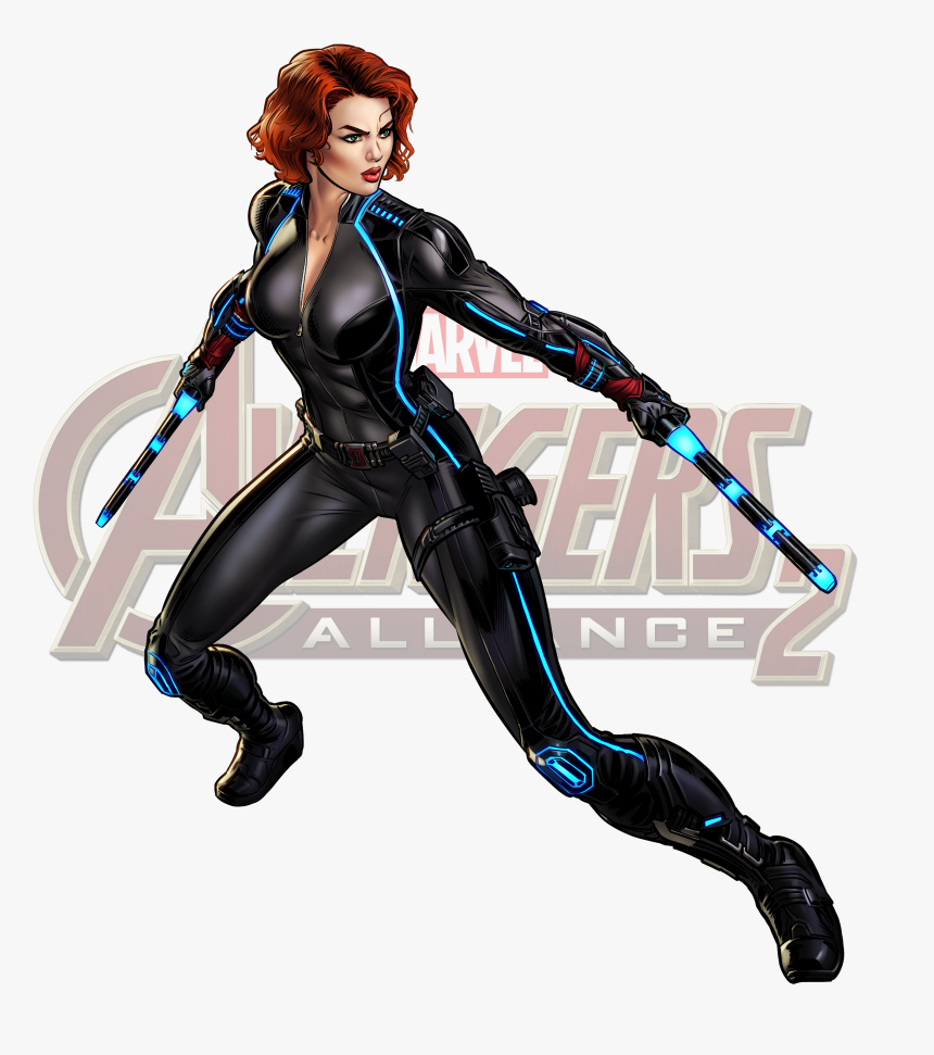 Black Widow Clip Art, HD Png Download - kindpng