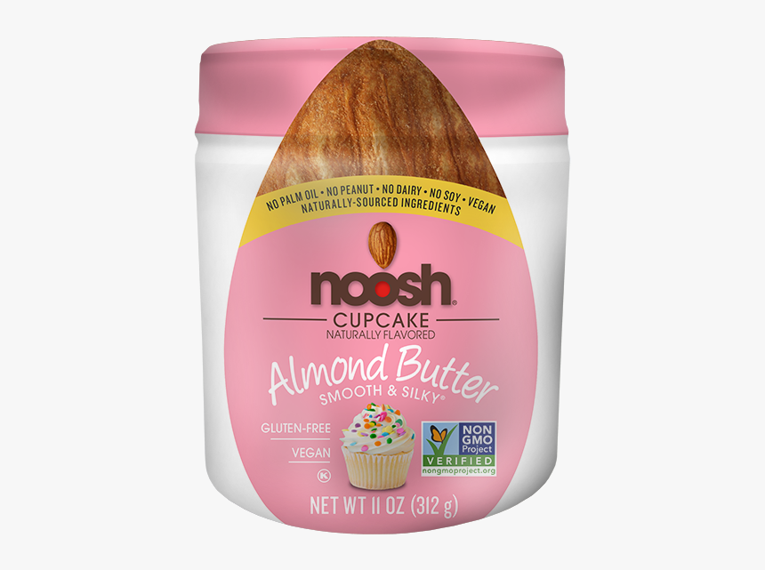 Noosh Cupcake Almond Butter Jars - Non-gmo Project, HD Png Download, Free Download