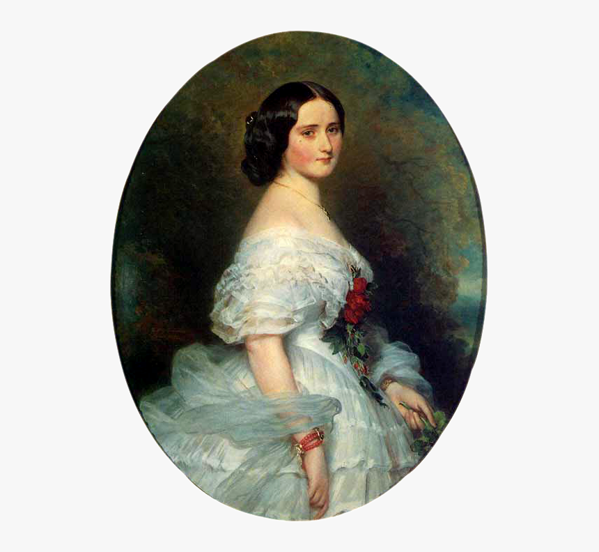 Anna Dollfus Baronness De Bourgoing 1855 - Franz Xaver Winterhalter, HD Png Download, Free Download