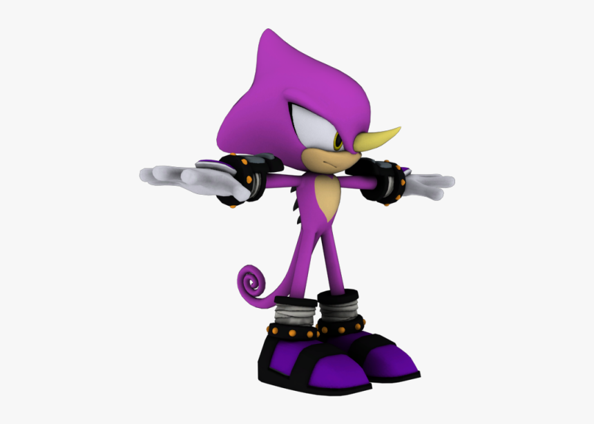 Download Zip Archive - Espio The Chameleon Model, HD Png Download, Free Download