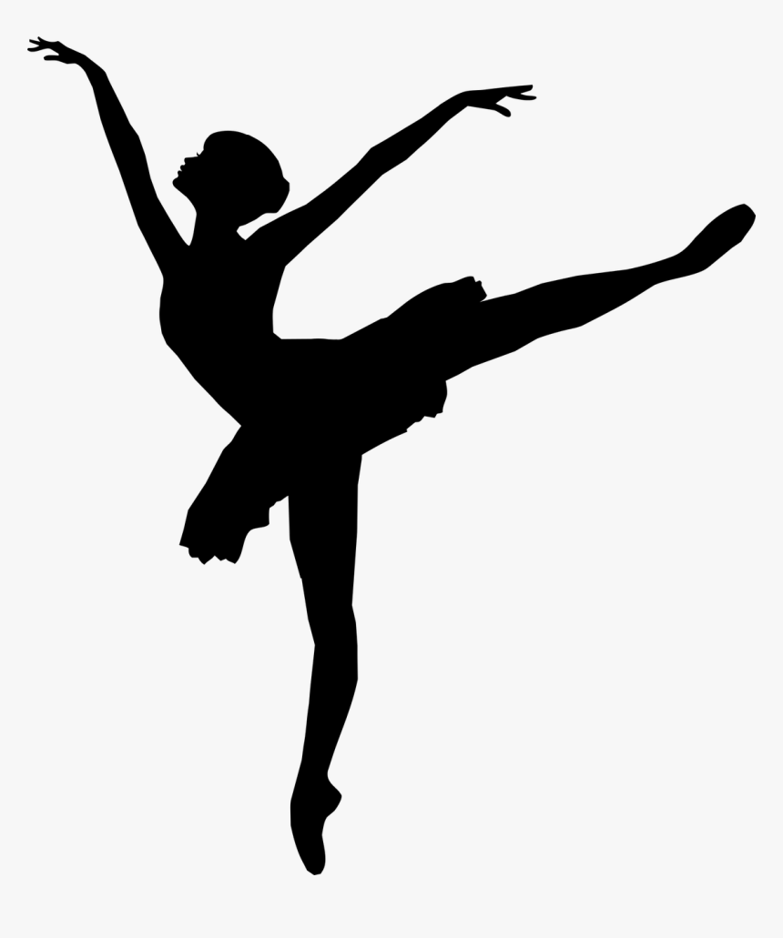 Ballerina Drawing Black, HD Png Download, Free Download