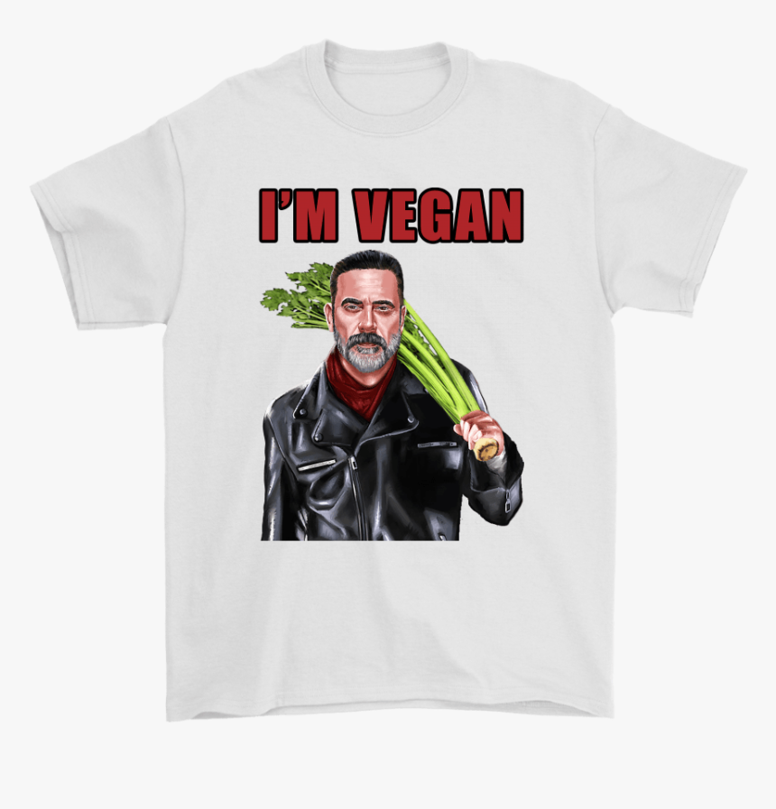 I"m Vegan Negan The Walking Dead Shirts - Funny Walking Dead Shirts, HD Png Download, Free Download