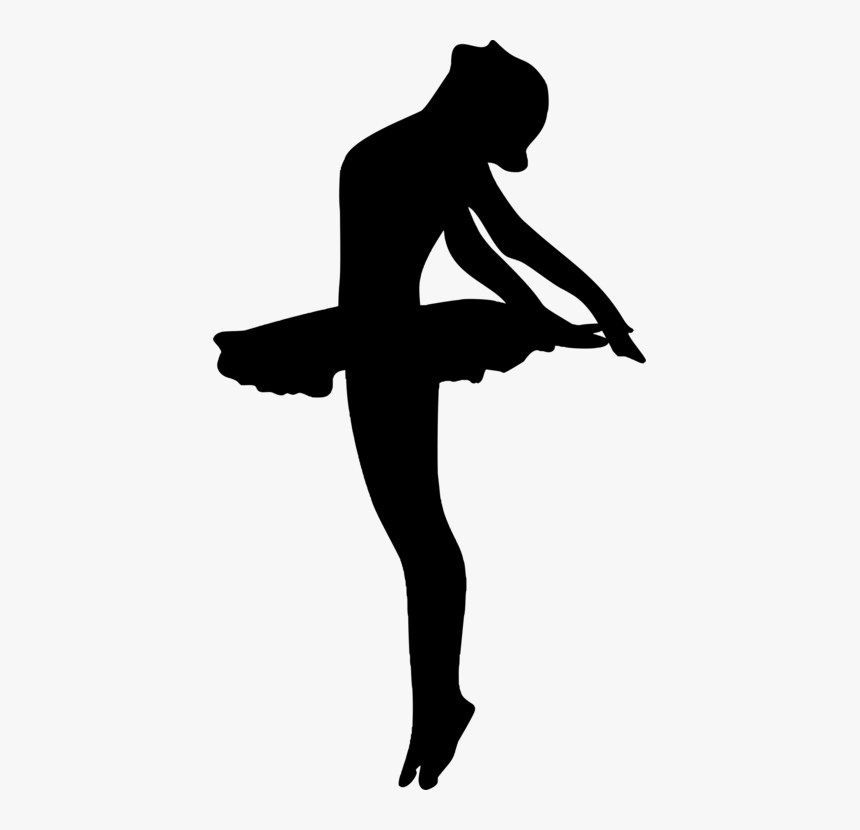 Ballet Dancer,monochrome Photography,dancer - Ballerina Free Silhouette, HD Png Download, Free Download