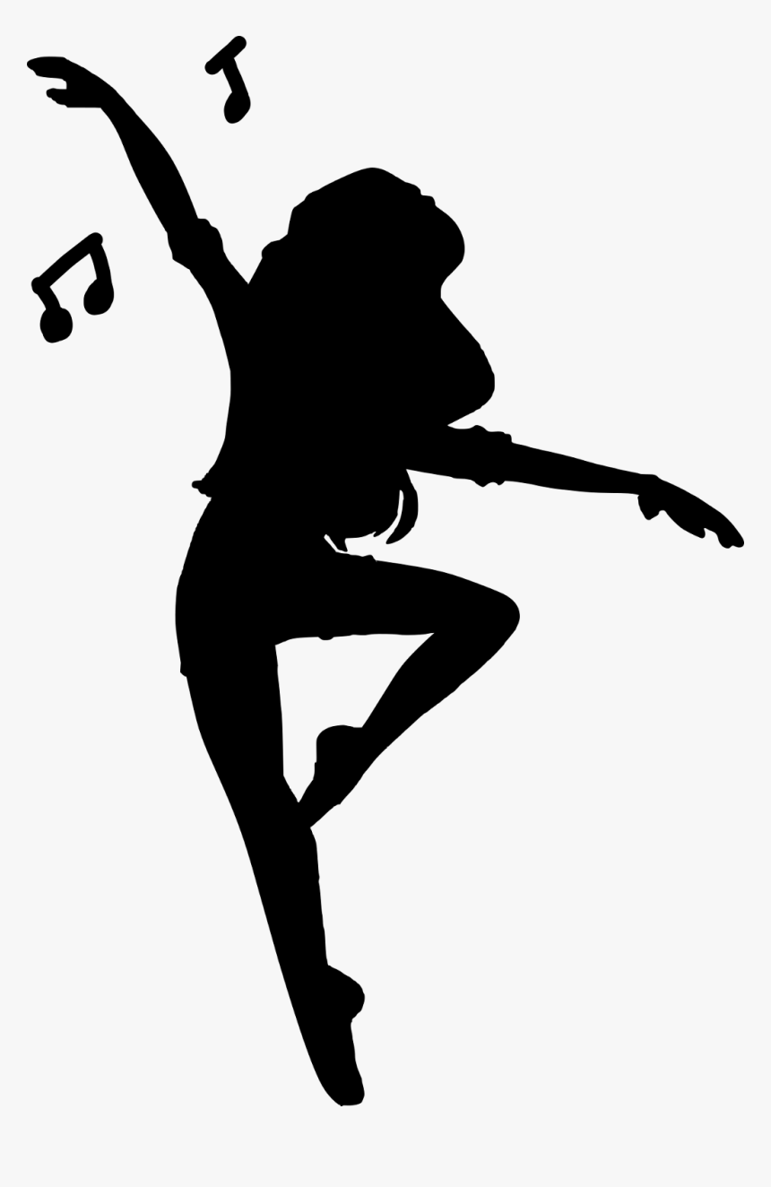 #dancer #ballerina #silhouette #dancerpose #dancemusic - Hip Hop Dancer Silhouette, HD Png Download, Free Download