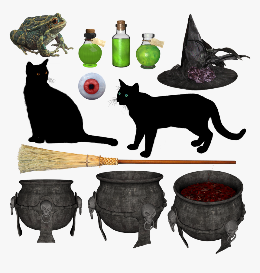 Transparent Witch Cauldron Clipart - Witch, HD Png Download, Free Download