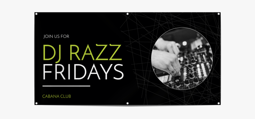 Friday Dj Banner Template Preview - Monochrome, HD Png Download, Free Download