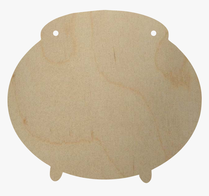 Wooden Cauldron Shape Cutout - Capybara, HD Png Download, Free Download