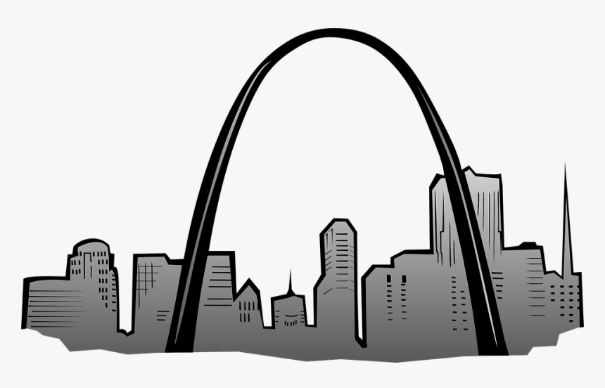 Gateway Arch, St Louis, Monument, Landmark, Missouri - Gateway Arch Clip Art, HD Png Download, Free Download