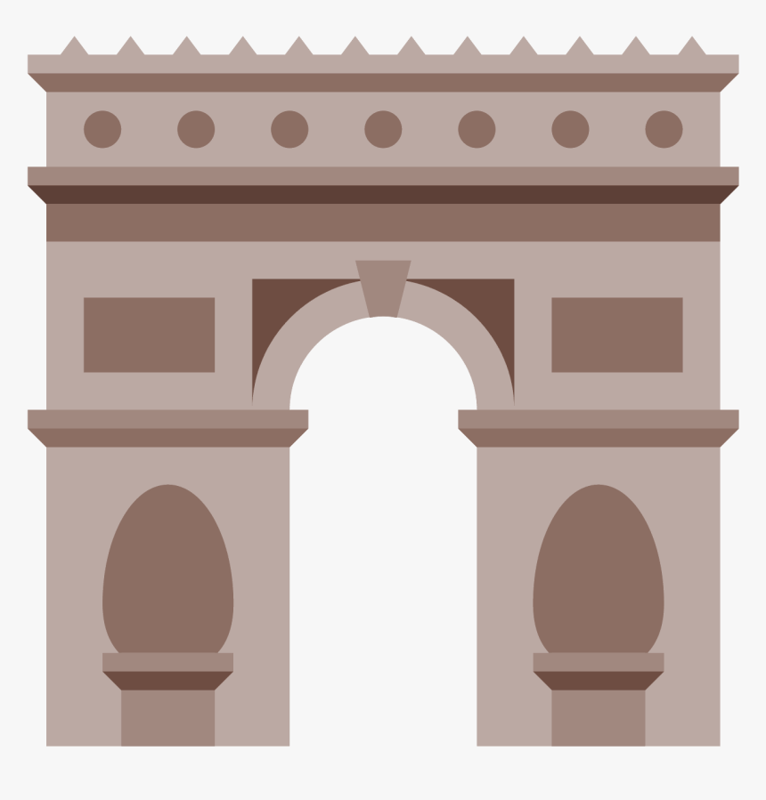 Transparent Gateway Arch Png - Arc De Triomphe Template Png, Png Download, Free Download