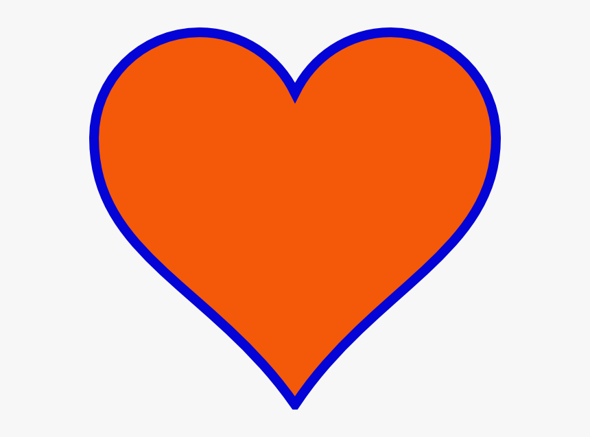 Orange And Blue Hearts, HD Png Download, Free Download