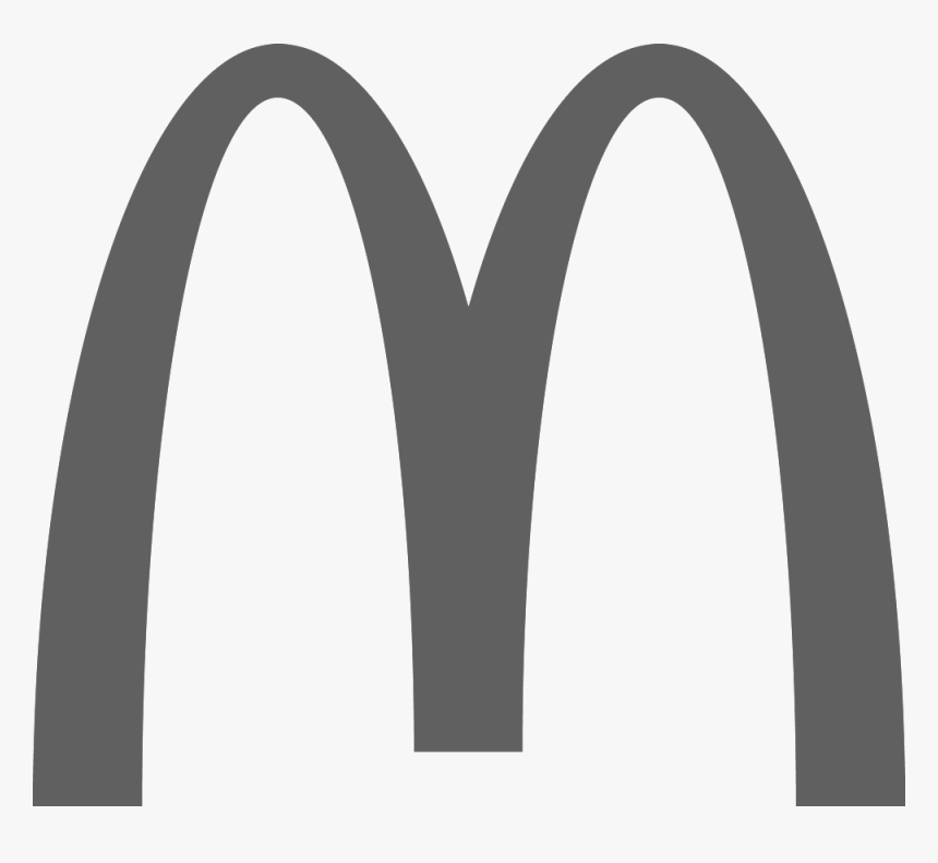 Mcdonalds Arch - Mcdonalds Logo Schwarz Weiß, HD Png Download, Free Download