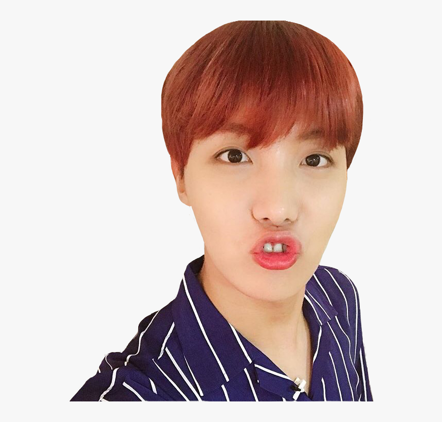 Jhope Drawing Bangs Clipart Free Library - Bts J Hope Selfie 2018, HD Png Download, Free Download