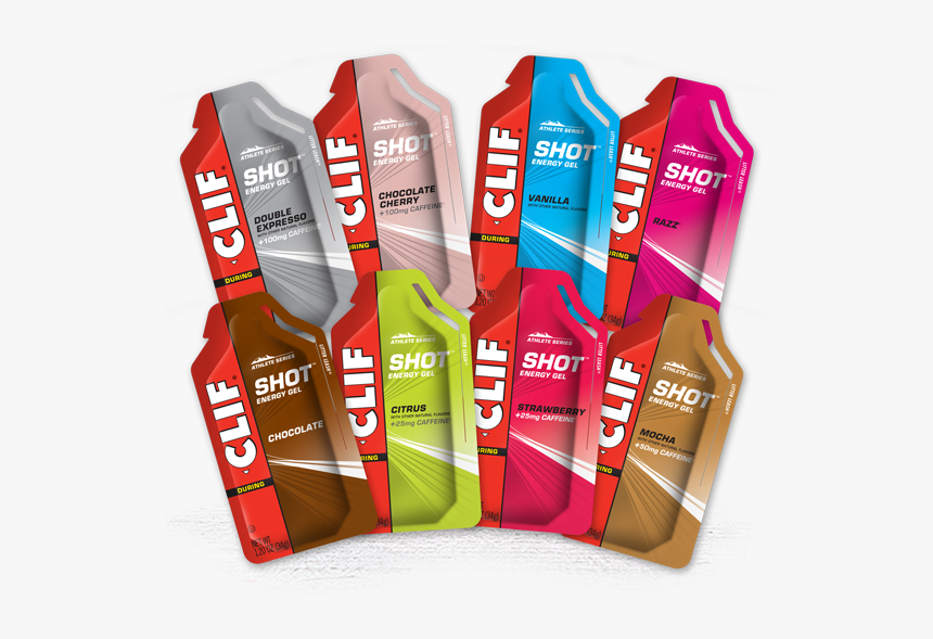 Clif Shot Energy Gel Variety 16-pack Packaging - Clif Gel, HD Png Download, Free Download