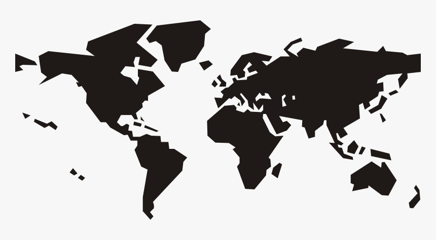 World Map - Simple World Map Svg, HD Png Download, Free Download