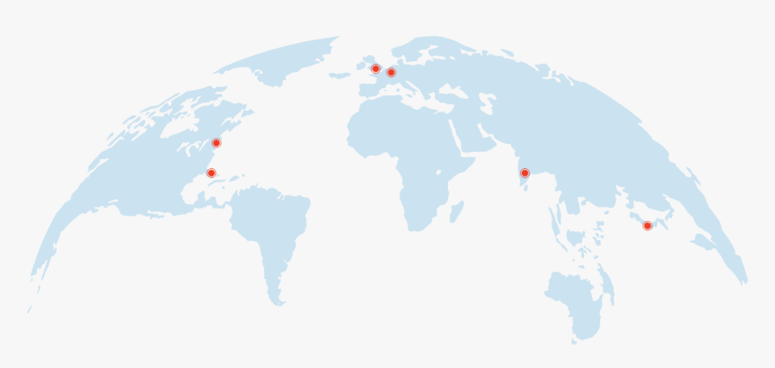 Simple World Map Outline Vector , Png Download - Simple Flat Map Of The World, Transparent Png, Free Download