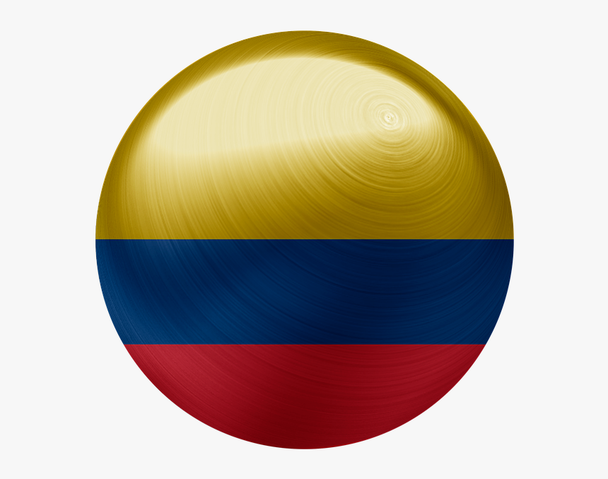 Colombia, Flag, Country, National, Symbol, Nation - Colombia Flag Circle Pixabay, HD Png Download, Free Download