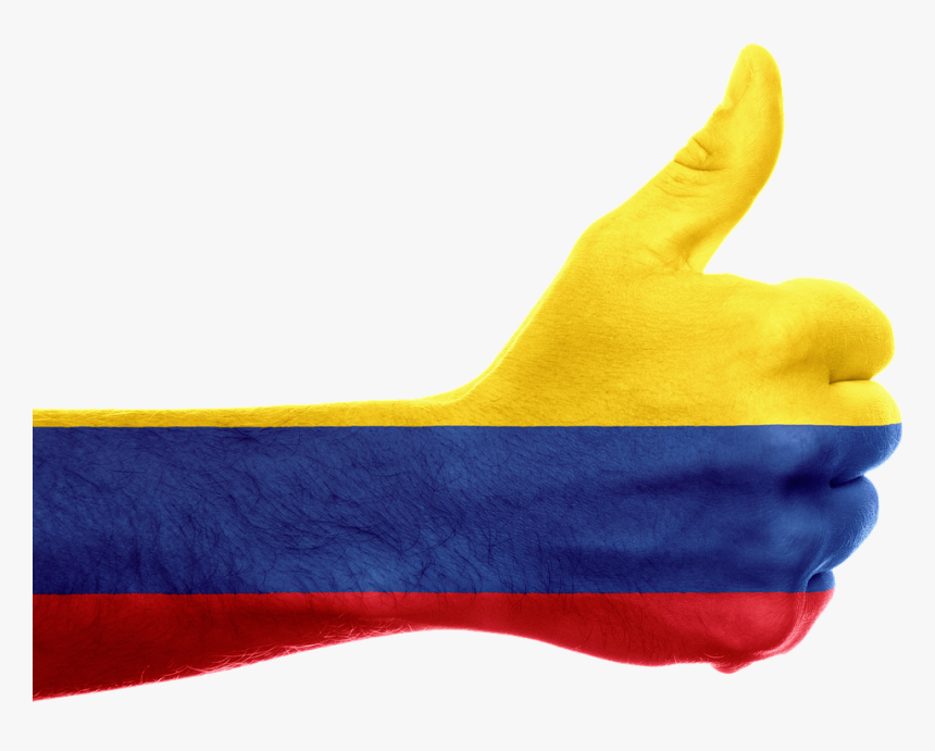 Colombia-flag - Bandera De Colombia Mano, HD Png Download, Free Download