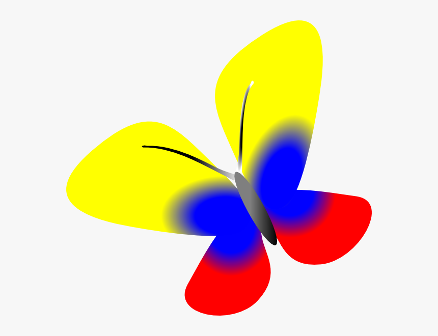 Colombia Flag Butterfly Svg Clip Arts - Colombia Clip Art, HD Png Download, Free Download