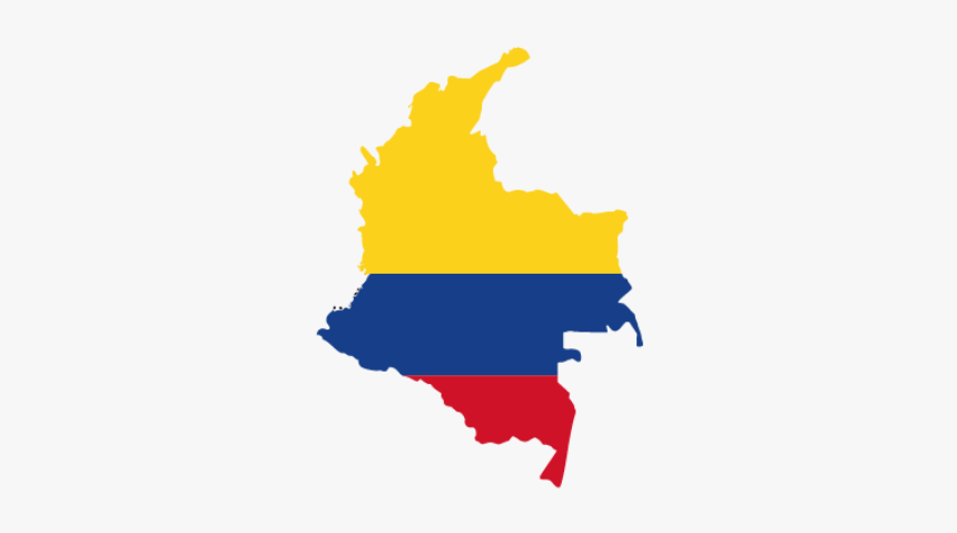 Colombian Flag In Country, HD Png Download, Free Download